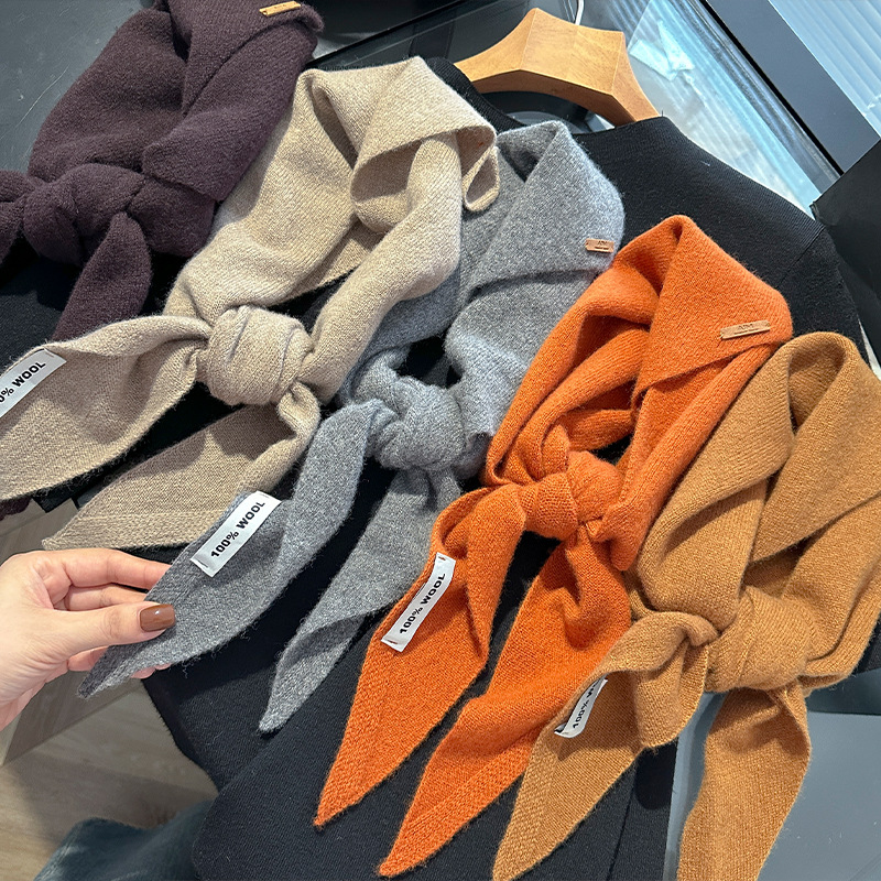 Cashmere Pashmina Wrap - Écharpe tricotée 100% laine pour femme,