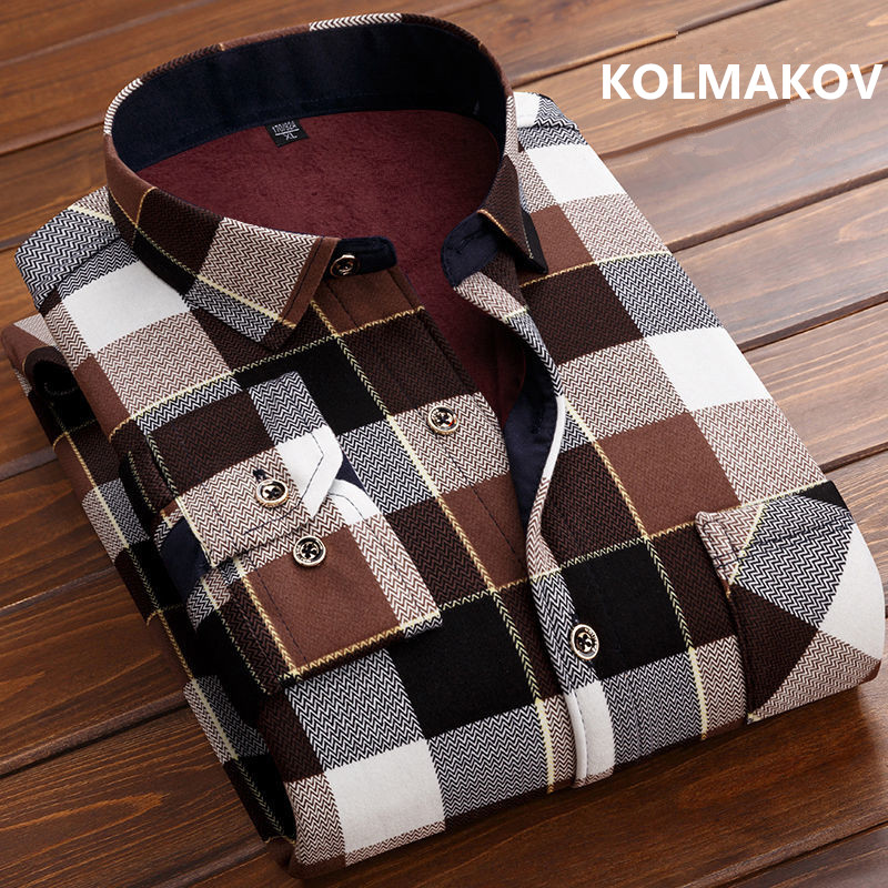 Flannel Shirt Lined - Chemises à manches longues rayées décontractées