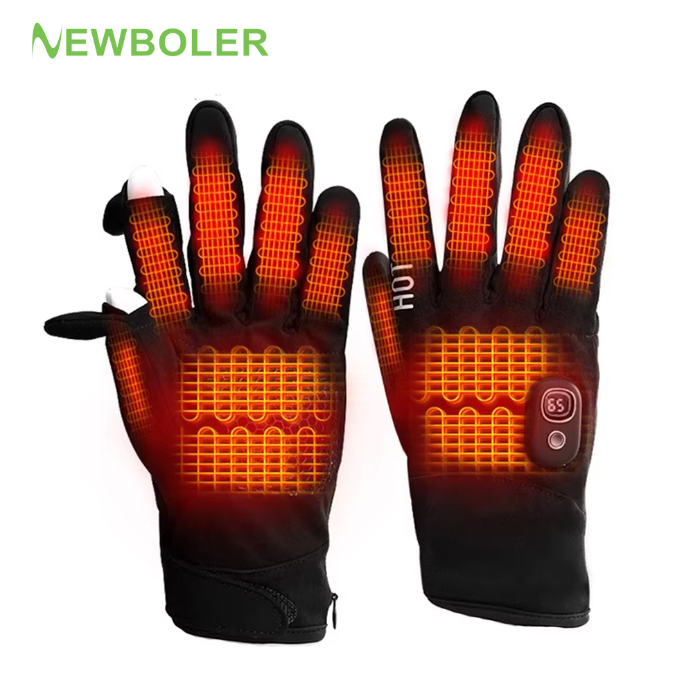 Touch Screen Gloves - Gants chauffants d'hiver unisexes, imperméables, coupe-vent,