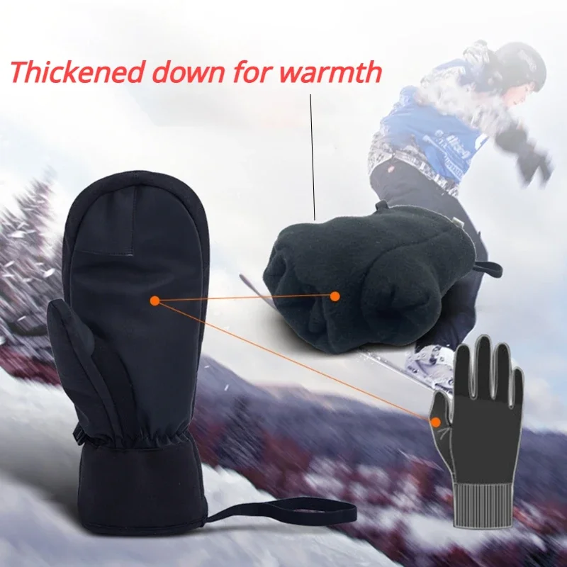 Touch Screen Gloves - Gants de ski d'hiver imperméables, compatibles