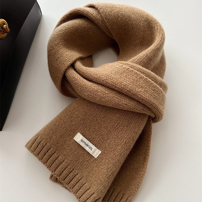 Wool Scarf Men - Écharpe en laine de coton pur