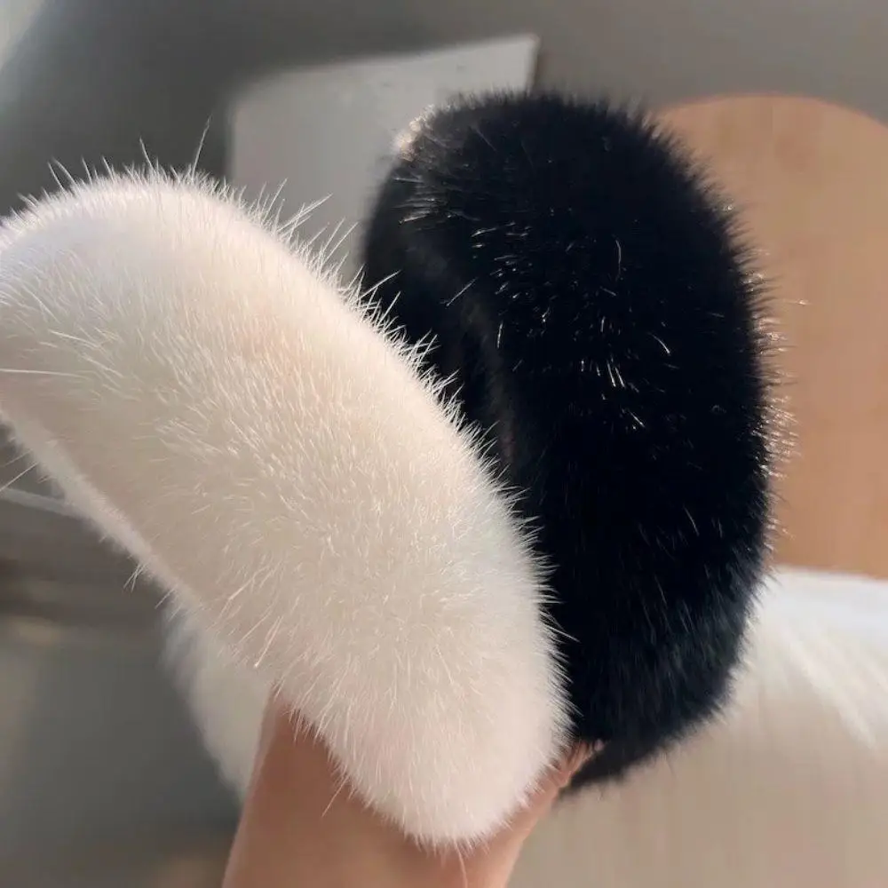 Winter Headband Fleece - 2025 automne hiver fourrure de vison