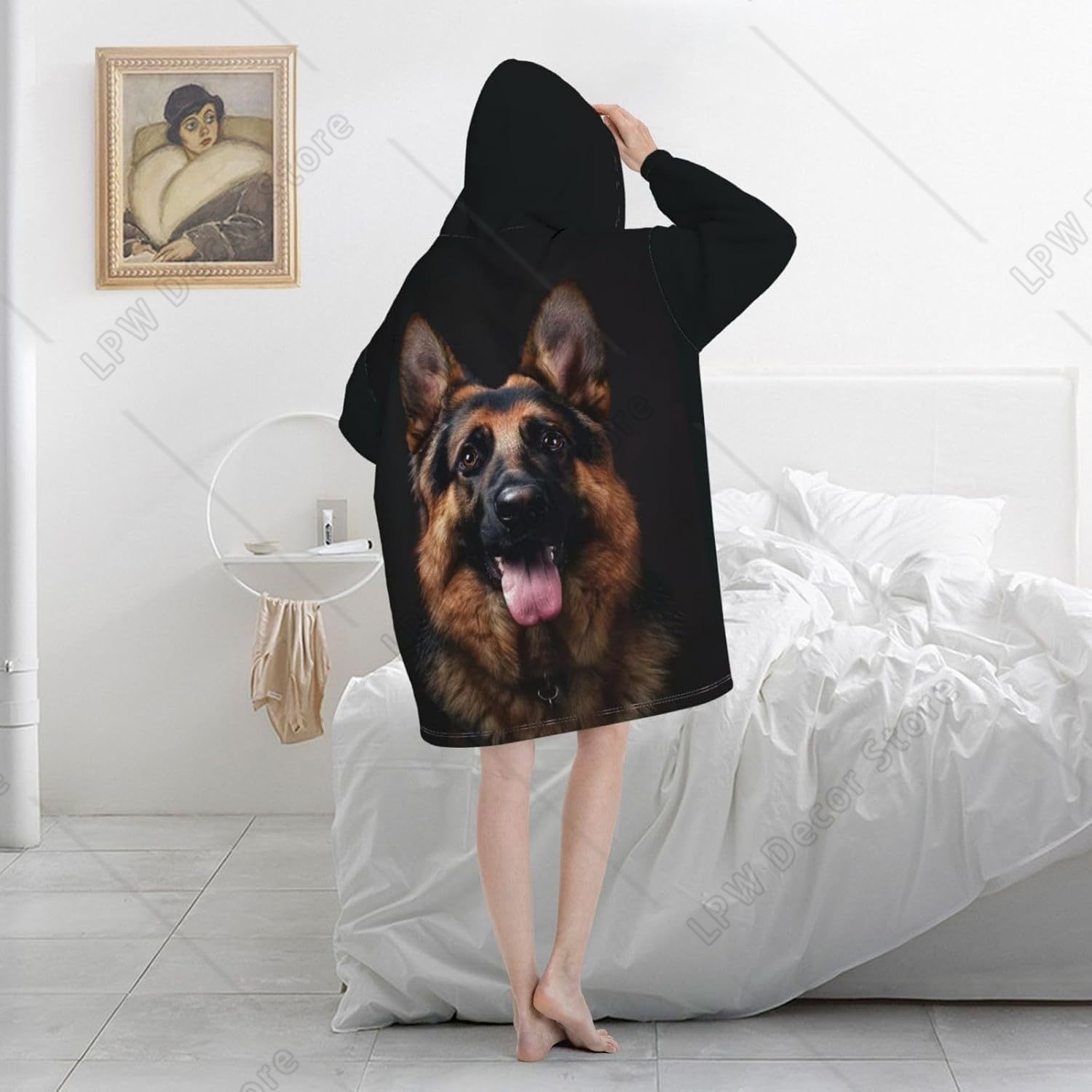Couverture à capuche pour chie - Sherpa Hoodie Fleece avis et prix