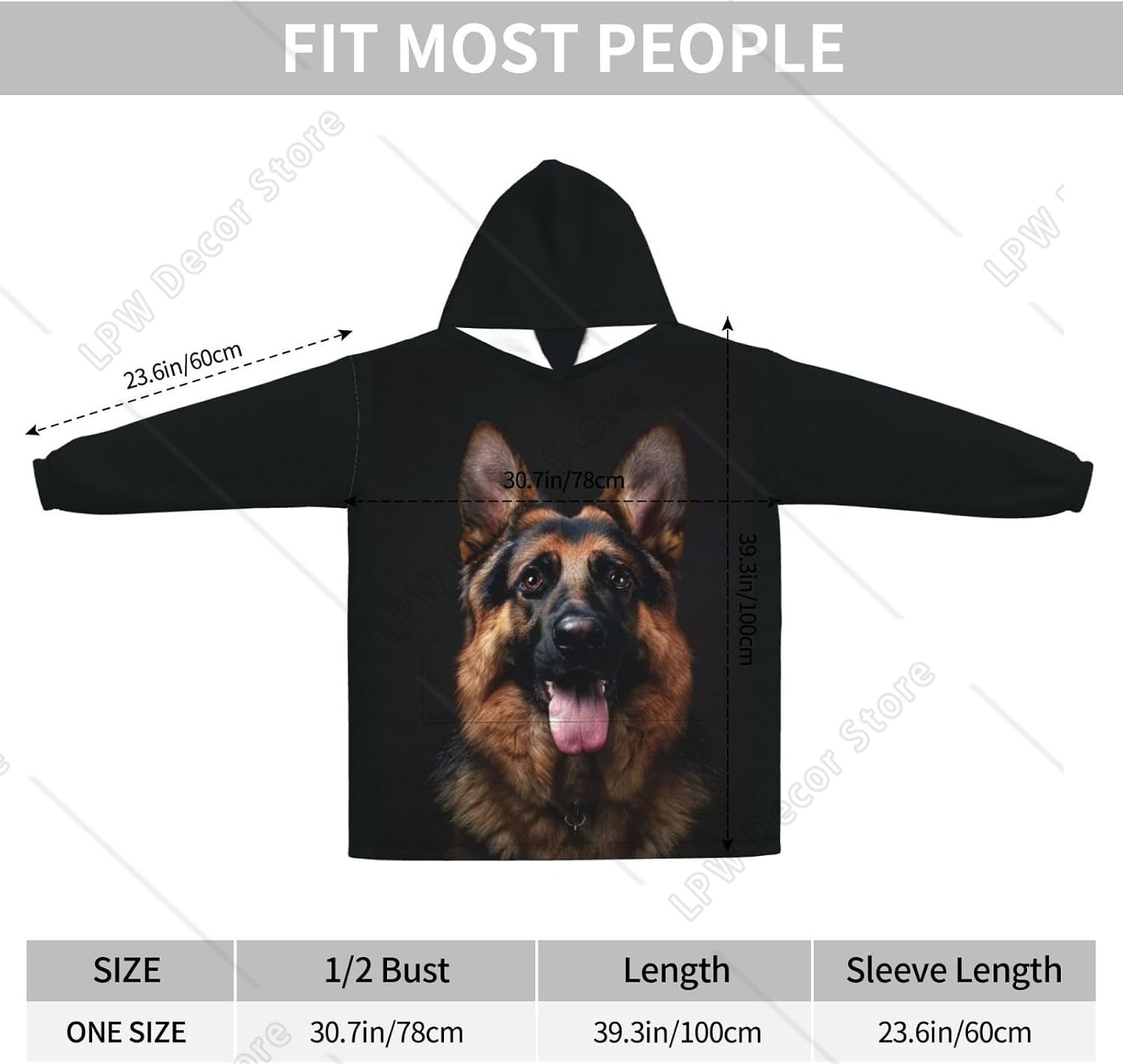 Couverture à capuche pour chie - Sherpa Hoodie Fleece avis et prix