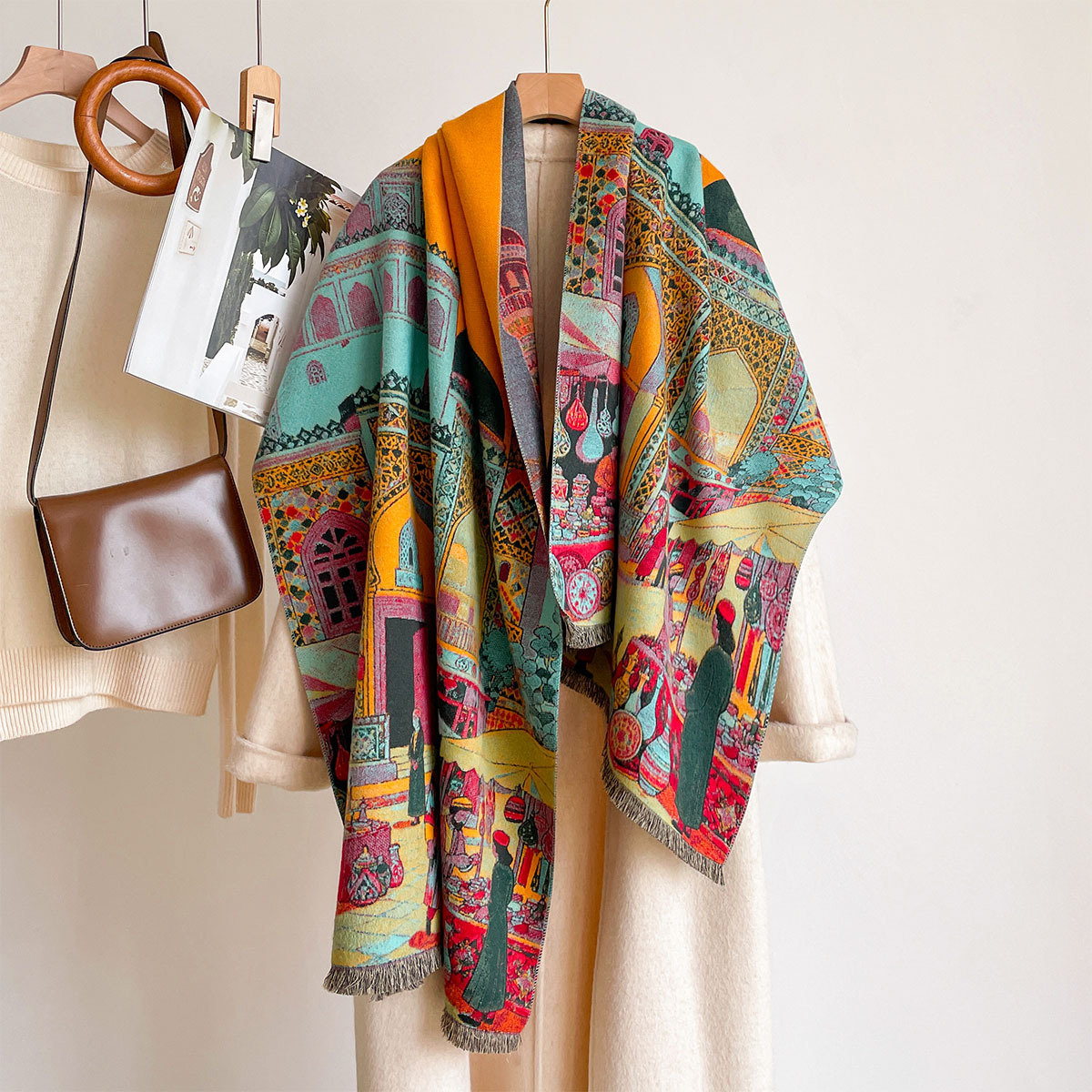 Écharpe en imitation cachemire - Cashmere Pashmina Wrap avis et prix